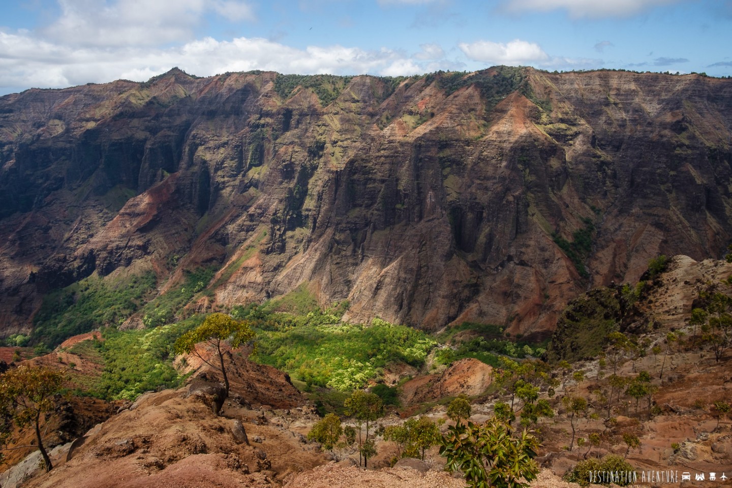 Une mémorable randonnée dans le Grand Canyon du Pacifique à Hawaii