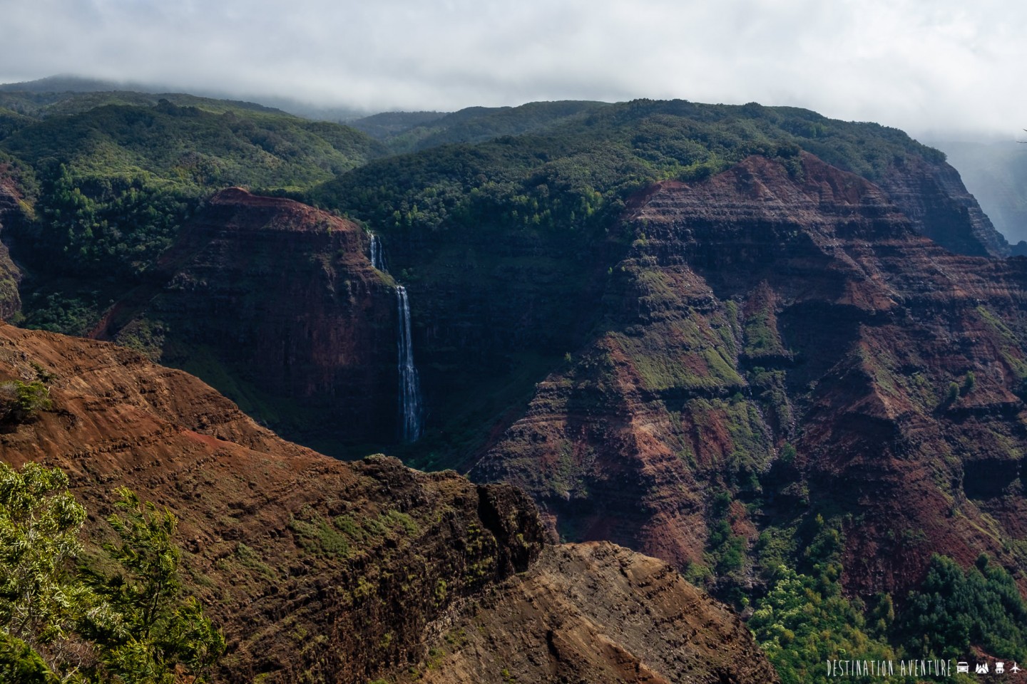 Une mémorable randonnée dans le Grand Canyon du Pacifique à Hawaii