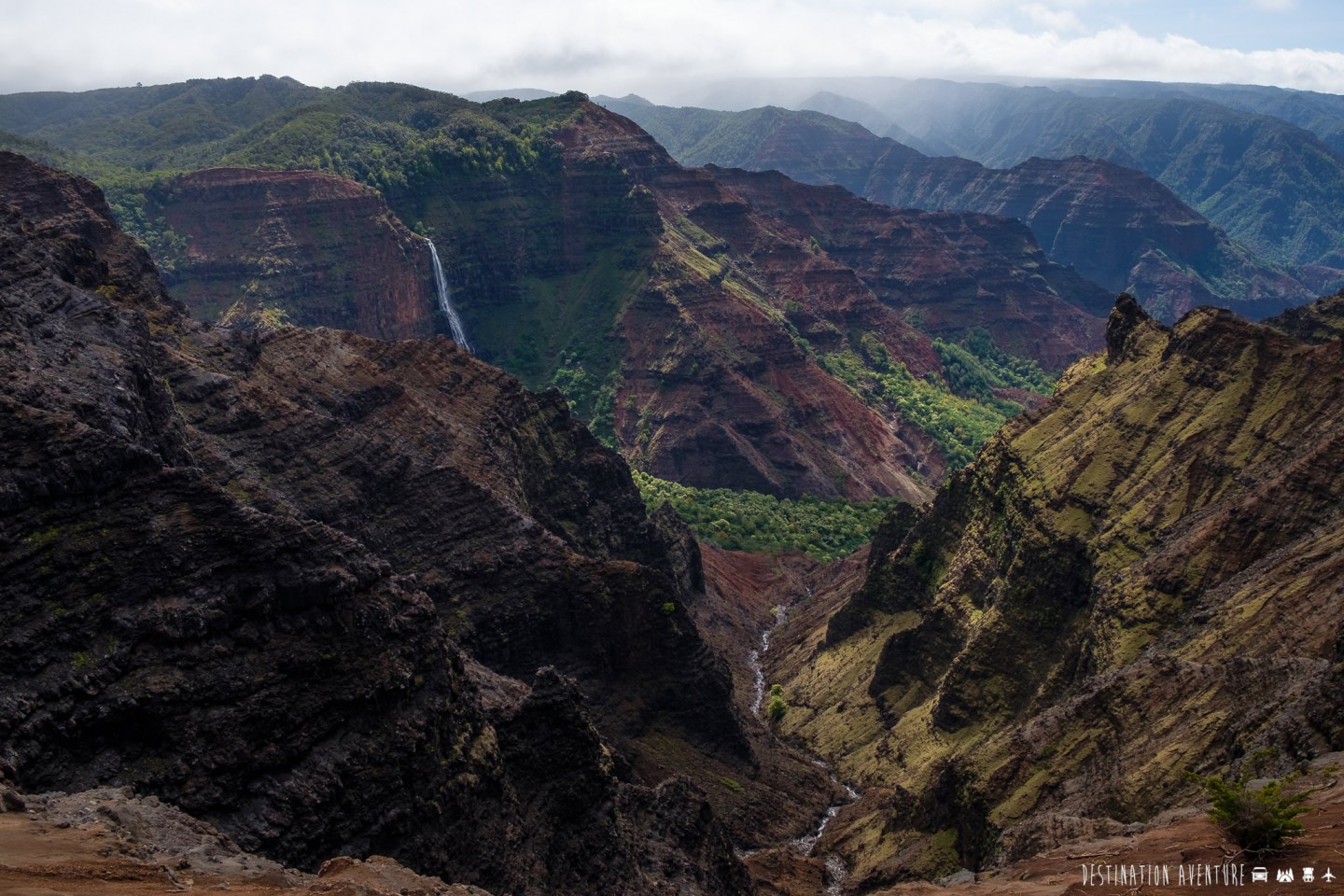 Une mémorable randonnée dans le Grand Canyon du Pacifique à Hawaii