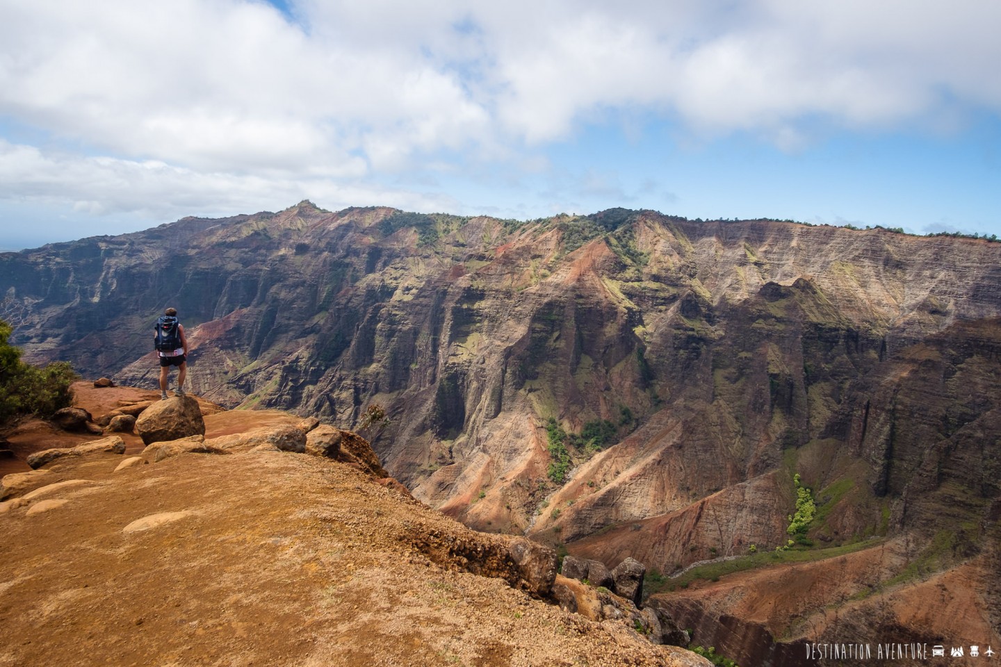 Une mémorable randonnée dans le Grand Canyon du Pacifique à Hawaii