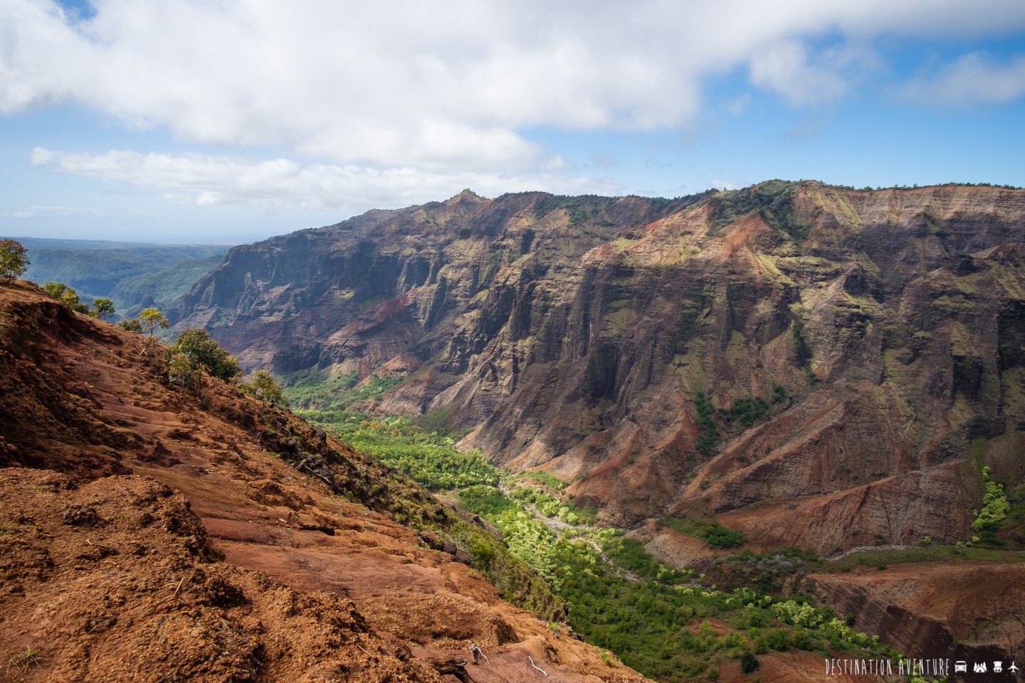 Une mémorable randonnée dans le Grand Canyon du Pacifique à Hawaii