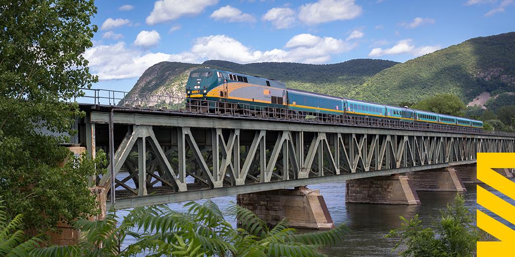 Via Rail t'offre des voyages illimités partout au Canada pour 150$!