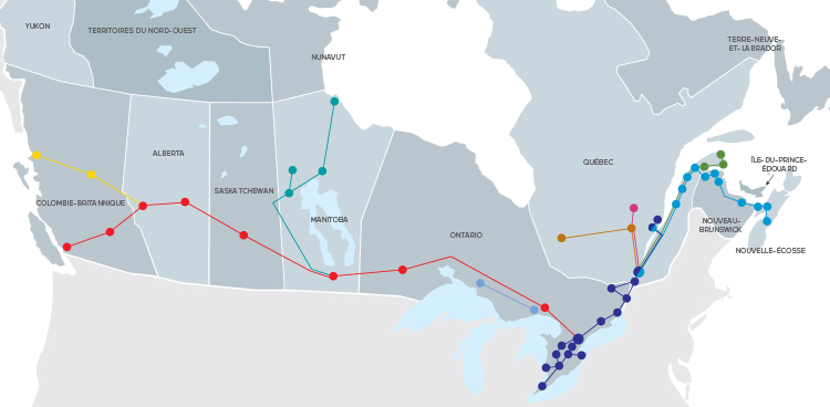 Via Rail t'offre des voyages illimités partout au Canada pour 150$!