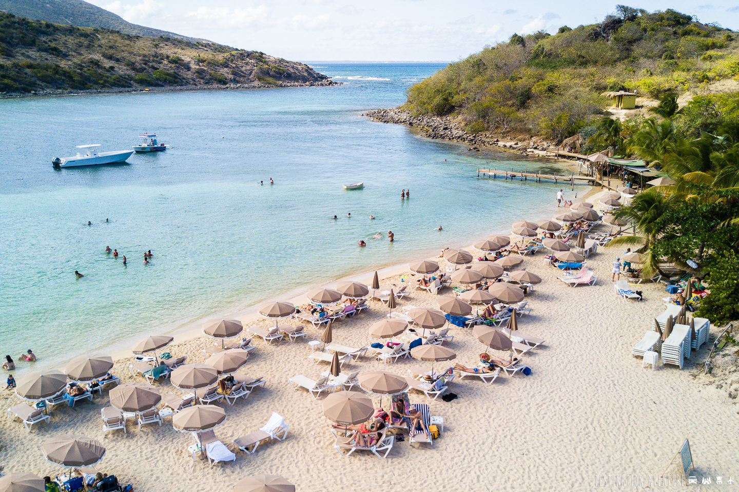 Boat trip around St. Maarten to discover beaches and paradisiacal islands
