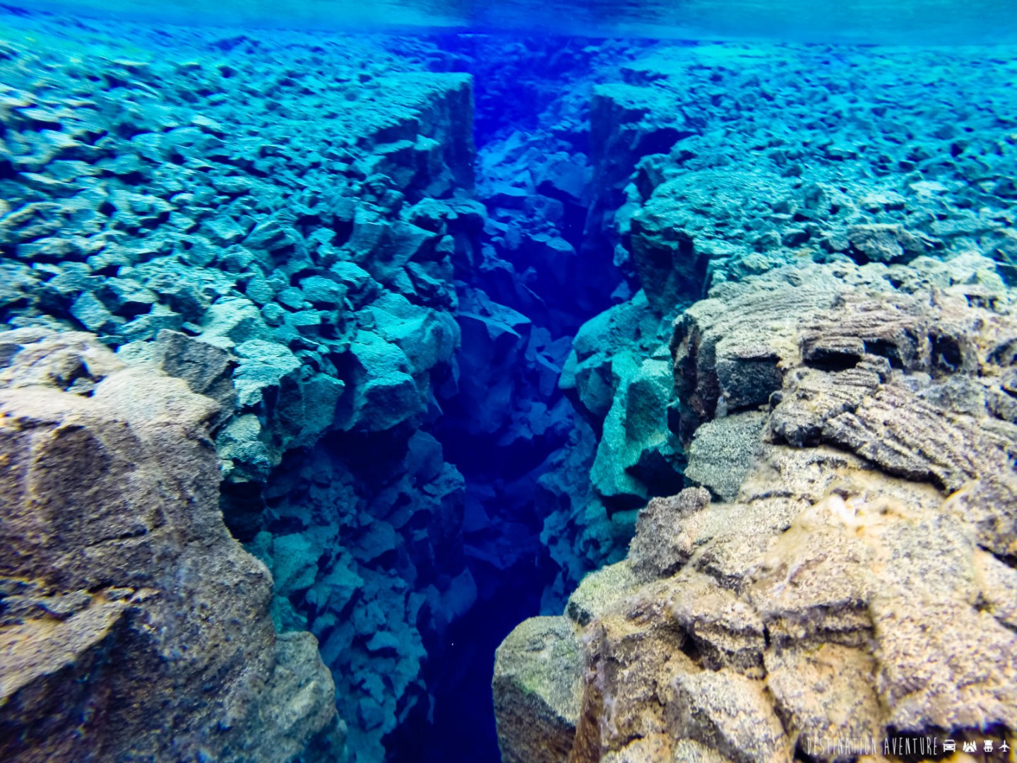 Plonger entre deux plaques tectoniques en Islande